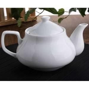 Beyaz Tek Porselen Demlik 700ml Düz Beyaz Porselen Çaydanlık Üstü,Çin Porseleni Sağlam Çaycı Demliği