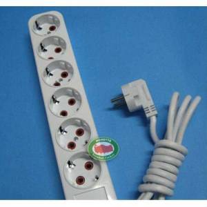 Sağlam Ve Kaliteli Garantili 6lı Topraklı Uzatma Kablosu 5 Metre Kalın Kablo Kullanılarak Üretimdir