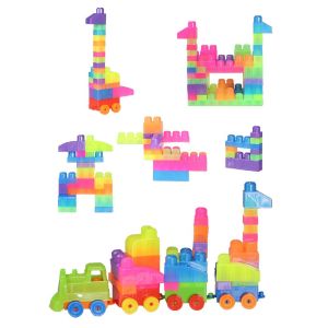 3028 Play Blox Neon Blok Yapı Oyuncakları 266 Parça ,Saklama Çantalı ,1 Yaş ve Üzeri