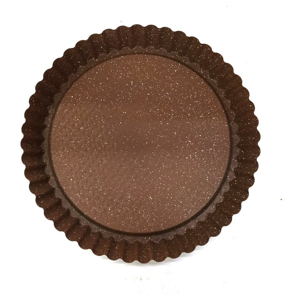 DEKORATİF GRANİT SAĞLIKLI YANMAZ YAPIŞMAZ TURTA KEK PASTA KALIBI 28 CM ÇAP