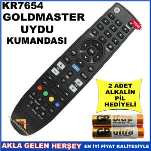 GOLDMASTER UYDU CİHAZI Receiver KUMANDASI KR7654