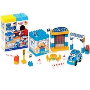 Ücretsiz Kargo DEDE 40 PARÇA EĞİTİCİ POLİS İSTASYONU LEGO SETİ