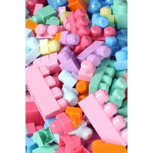 3035 Play Blox Pastel Blok Yapı Oyuncakları 266 Parça ,Saklama Çantalı ,1 Yaş ve Üzeri