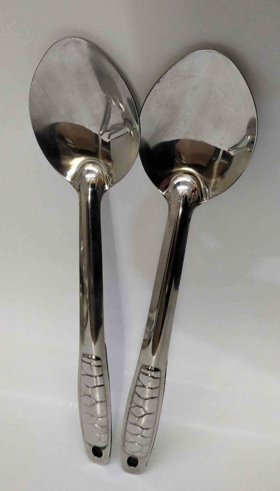 Metal Büyük Boy Servis Kaşığı 34 Cm B-4