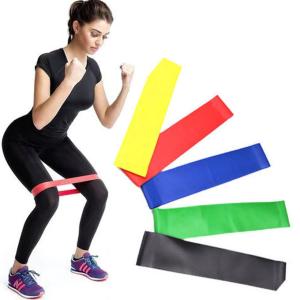 Plates Bantı 1 adet 5cm Eninde Spor Egzersiz Latex Bant,Aerobik Bandı Pilates Yoga Lastiği