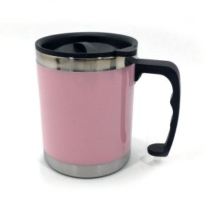 İçi Çelik Kulplu Termos Kupa Bardak 400 ml Çay Kahve Kupası 450