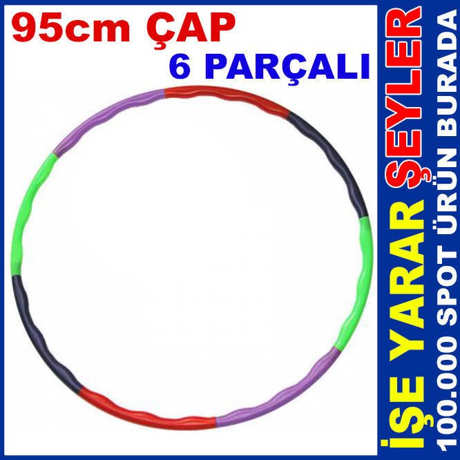 AVESSA HR011 95cm ÇAPINDA 6 PARÇALI HULA HOOP