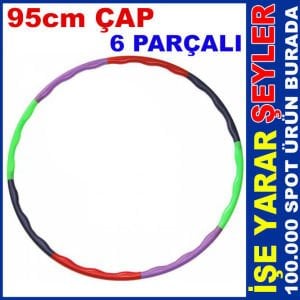 AVESSA HR011 95cm ÇAPINDA 6 PARÇALI HULA HOOP
