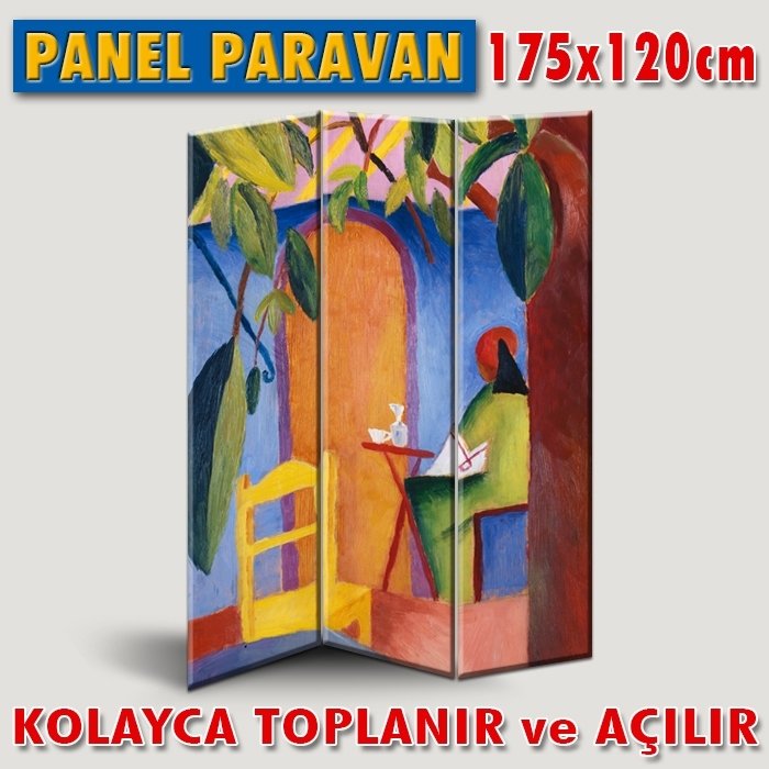 GÖRSELLİ KATLANIR PANEL BÖLME SİSTEMİ - AUGUST MACKE-TÜRK CAFE