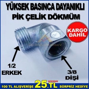 TÜPGAZLI OCAKLARI DOĞALGAZA DÖNÜŞTÜREN APARAT DİŞİ 3/8-ERKEK 1/2