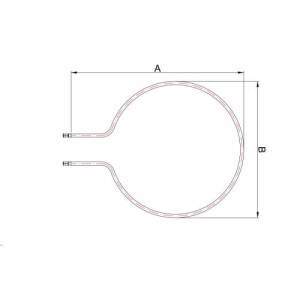 650W Fırın Rezistansı 220V 380x315mm Yerli Üretim Sağlam 