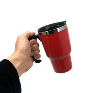 İçi Çelik Kulplu Termos Kupa Bardak 500 ml Çay Kahve Kupası 6067