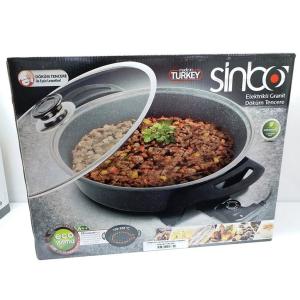 Sinbo Elektrikli Granit Döküm Tenceresi - Pizza Tavası SP-5210G