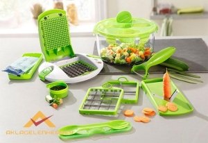 12 PARÇA ORJİNAL Genius SALAT CHEF SALATA DOĞRAYICI RENDE