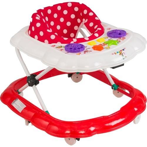 Çok Rahat Esnek ve Güvenli Bebek Kırmızı Yürüteç