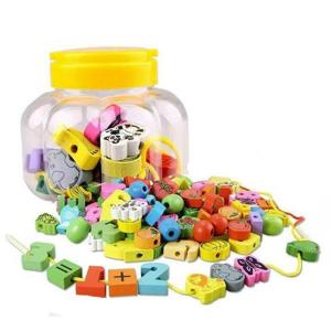 ER293 Eğitici Ahşap İpe Dizme Oyunu