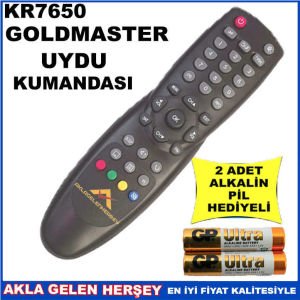 GOLDMASTER UYDU CİHAZI Receiver KUMANDASI KR7650