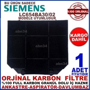 SİEMENS ANKASTRE DAVLUMBAZ FİLTRESİ LC654BA 30/02  Davlumbaz Anka
