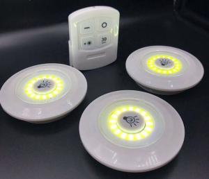 Uzaktan Kumandalı 3lü Ufo Led Işık Sistemi Süre Ayarlı Aydınlatma Süper Güç Kablosuz Pilli Lambalar