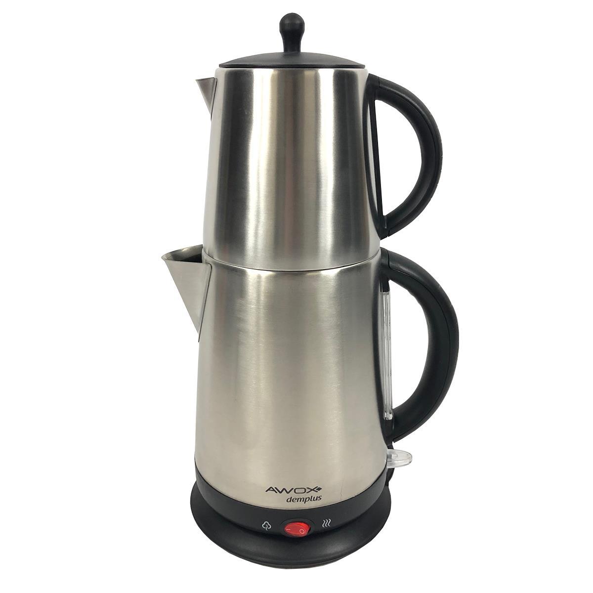 Alt ve Üst 304 Kalite Çelik Çaycı 2200W Gizli Rezistanslı