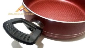 PETEK TABANLI GRANİT İÇ YÜZEYLİ 22cm KIRMIZI KARNIYARIK TENCERESİ