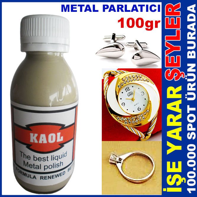 TÜM MADENLER İÇİN SİHİRLİ METAL PARLATICI KAOL