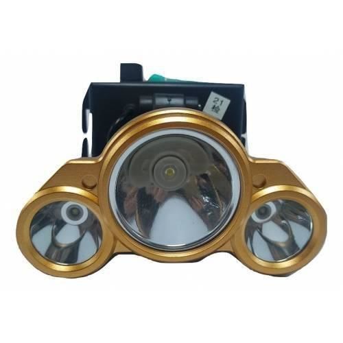 Kırgıl V3913 Şarjlı 3'lü Fener Kafa Üstü Süper Led Kamp Feneri 4 Fonksiyonlu Çakarlı