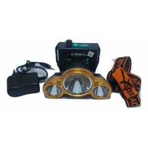 Kırgıl V3913 Şarjlı 3'lü Fener Kafa Üstü Süper Led Kamp Feneri 4 Fonksiyonlu Çakarlı