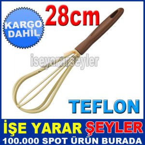 Teflon ve granit tencerelerle tavalara özel çizmeyen ısıya dayanıklı malzeme ÇIRPICI ÇİZMEZ TEFLON