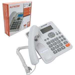 Arayan Numarayı Gösteren Ekranlı Kablolu Sabit Telefon Alfacom503 Müzikli Bekletme,Garantili