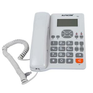 Arayan Numarayı Gösteren Ekranlı Kablolu Sabit Telefon Alfacom503 Müzikli Bekletme,Garantili