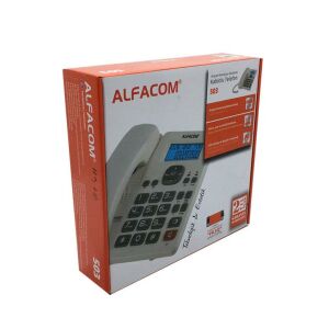 Arayan Numarayı Gösteren Ekranlı Kablolu Sabit Telefon Alfacom503 Müzikli Bekletme,Garantili