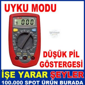UT33B AVOMETRE MULTIMETRE VOLTAJ AKIM ÖLÇÜ ALETİ