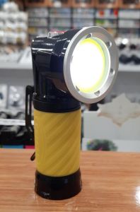 Çift Foksiyonlu Düz Beyaz Kırmızı Çakarlı Döner Başlıklı  Mıknatıslı Led El Feneri