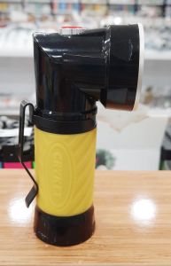 Çift Foksiyonlu Düz Beyaz Kırmızı Çakarlı Döner Başlıklı  Mıknatıslı Led El Feneri