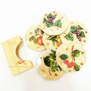 BAMBUDAN ÜRETİM 6'LI SET ÇAY TABAĞI ALTLIĞI