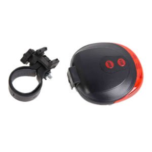 Güvenlik Şeritli Lazer ve Led Işıklı Bisiklet Stop Lambası