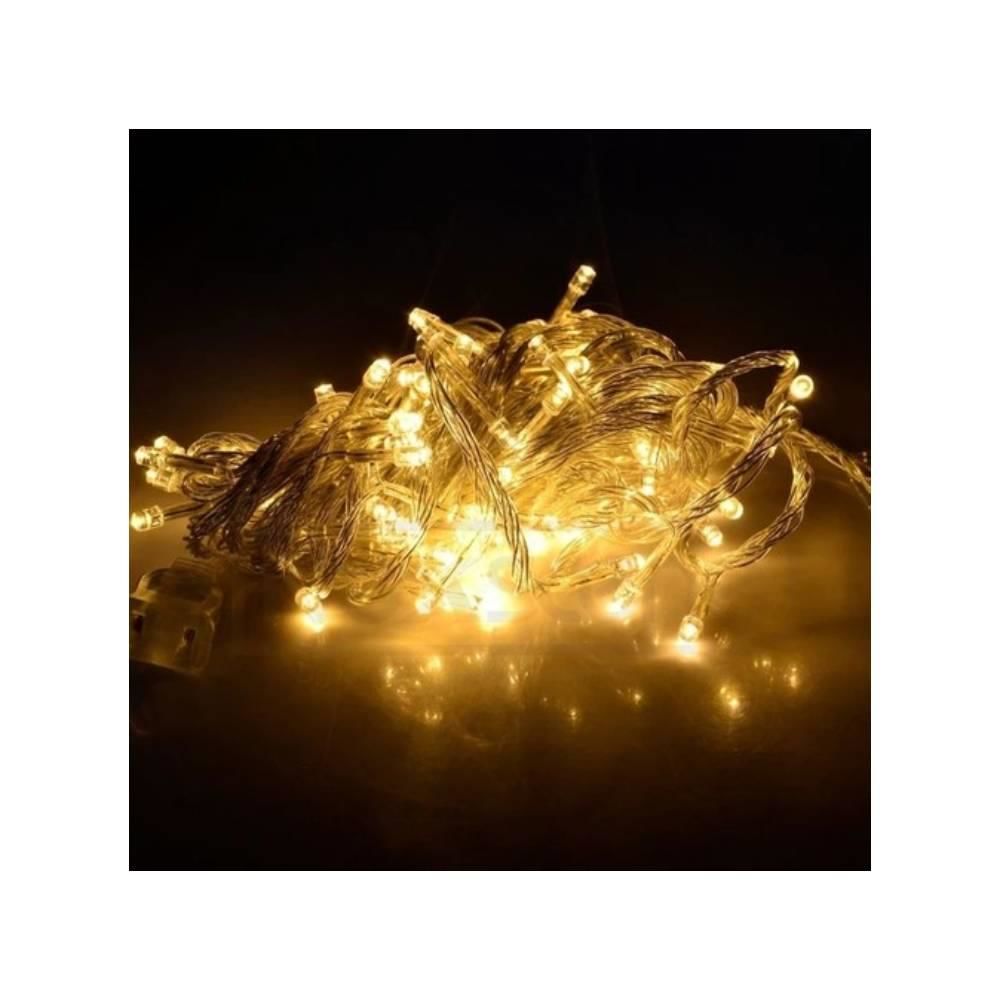 RGB Gün Işığı Pirinç Yılbaşı LED 10 Metre 100 LED Çok Fonksiyonlu ve Eklemeli LED