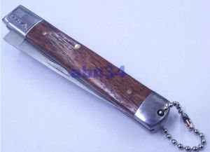 Ahşap saplı 19cm avcı çakısı Made in USA Columbia paslanmaz çelik Avcı,Dağcı Kamp Çakısı Efendi Çakı