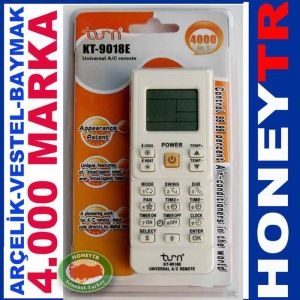 Tüm klimalara uygun full fonksiyon akıllı kumanda UNİVERSAL AKILLI KLİMA KUMANDASI 4000 MODEL UYUMLU