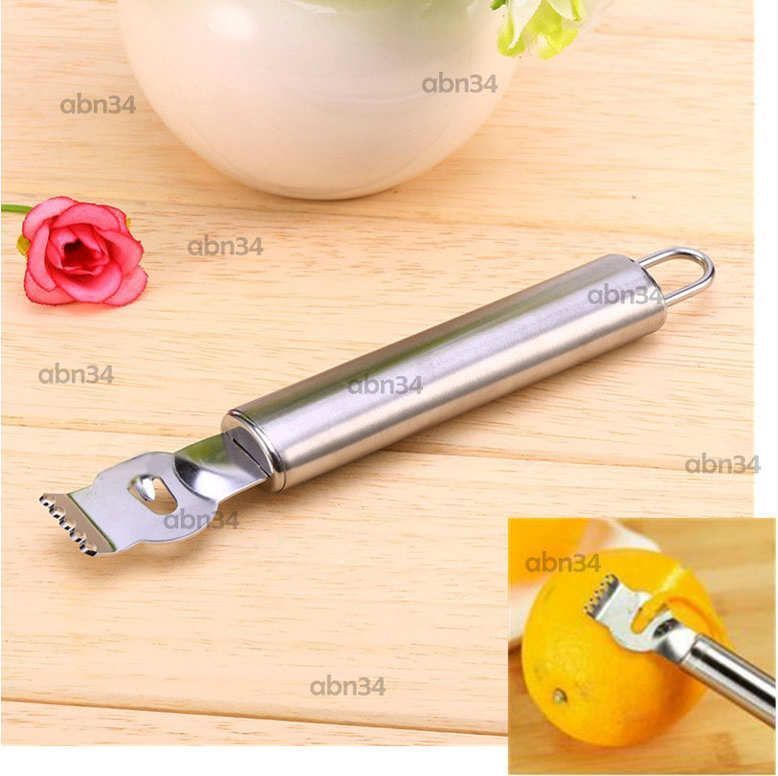 Paslanmaz Çelik Düzenli Limon Kabuğu Soyucu,Pratik Narenciye Portakal Kabuğu Çıkartıcı Peeling Rende