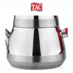 Taç TT1065 Casablanca Çaydanlık Takımı Kırmızı Kulplu