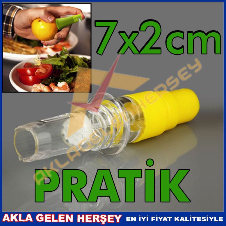 FREE COOK 7cm KAPAKLI PRATİK LİMON SPREYİ 
