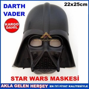 STAR WARS DARTH VADER KAREKTER MASKESİ PARTİ OYUN ÇOCUK YÜZ MASKI