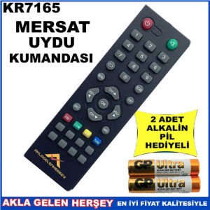 MERSAT UYDU CİHAZI Receiver KUMANDASI KR7165