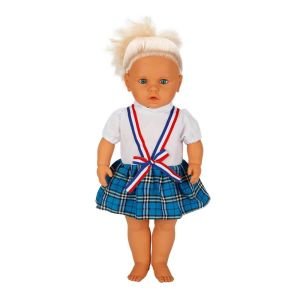 Lila Türkçe Konuşan Renkli Elbise Bebeğim 60 cm