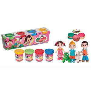 FEN TOYS 03224 NİLOYA 4lü OYUN HAMUR SETİ / 224 gr