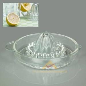 Temizliği Kolay Büyük Boy Cam Limon Sıkacağı