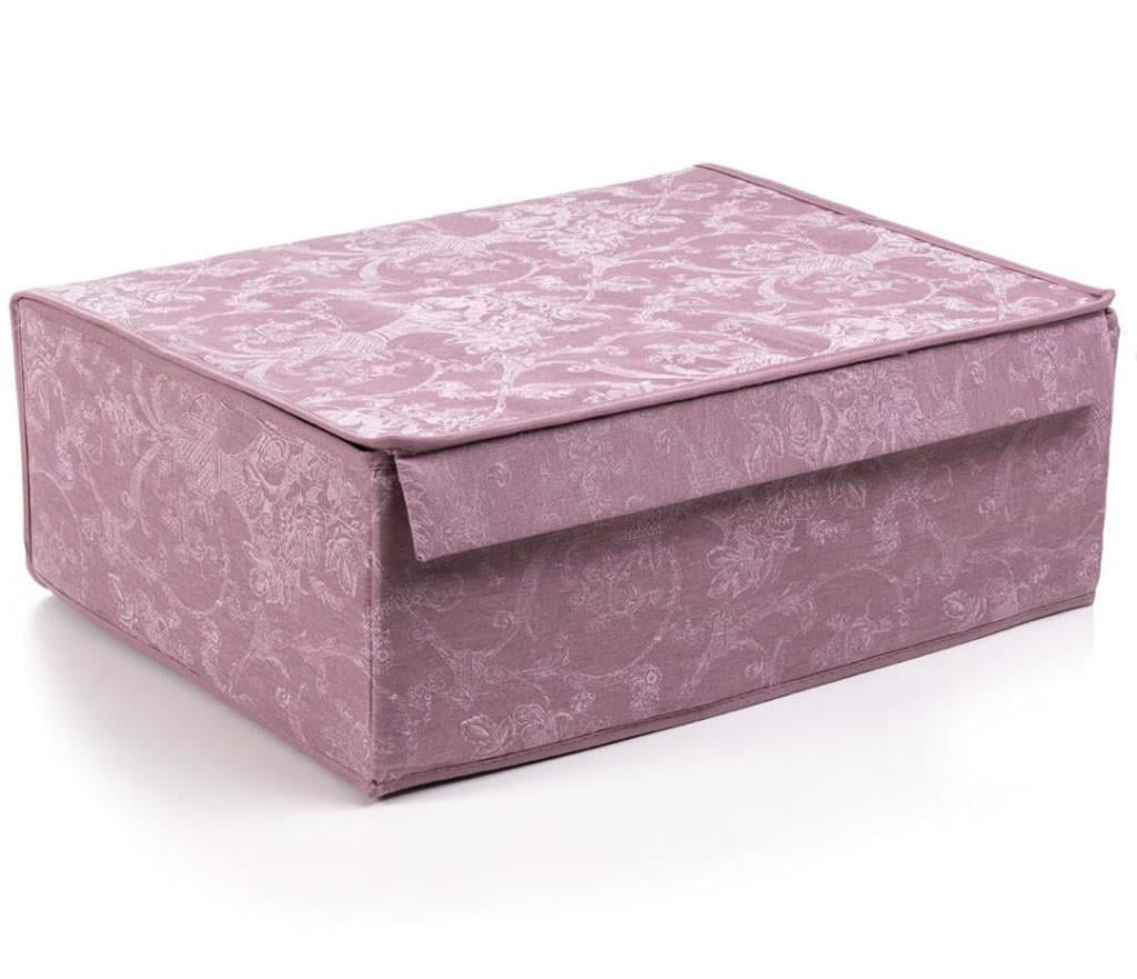 Alas Baza Kutusu 50x40x19 BüyükBoy Katlanır Saklama Kutusu Çok Amaçlı Kapaklı Kutu Hurç Kumaş Sandık