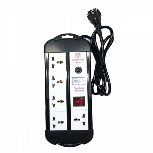 Voltaj Göstergeli Akım Korumalı 5li Grup Priz Universal Uzatma